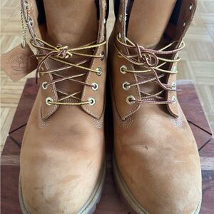 Timberland Tan Leather Boots
